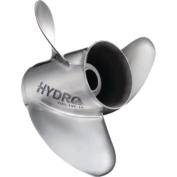 Rubex Hydro Interchangeable Hub Propeller, RH, 4-3/4in Gearcase, 19in Pitch, Solas, Mfr#: 9581-139-19